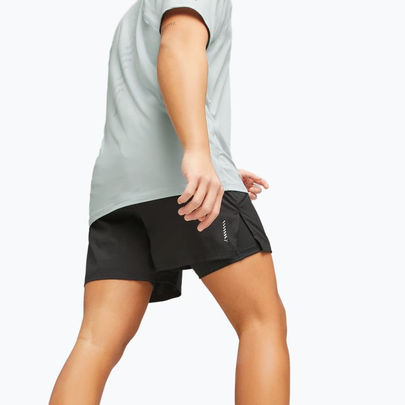 Pantaloni scurți de alergare pentru bărbați PUMA Run 2In1 5" negru 523277 01 4