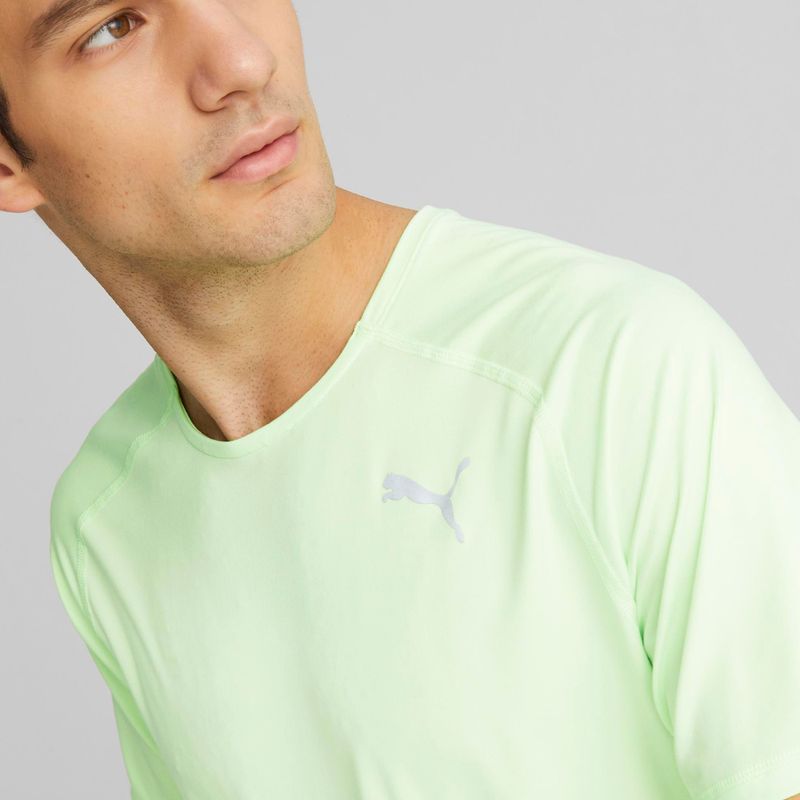 Cămașă de alergare pentru bărbați PUMA Run Cloudspun verde 523269 34 5