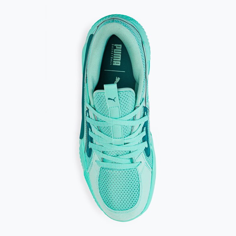 Pantofi de baschet pentru bărbați PUMA Court Rider electric peppermint/green lagoon 6