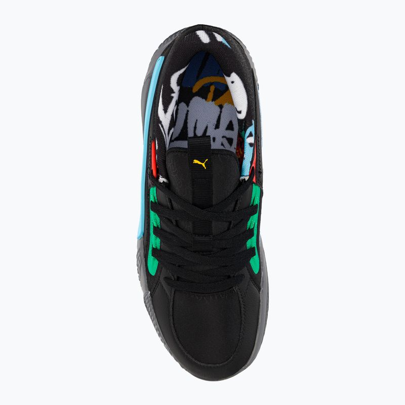 PUMA Court Rider Chaos Chaos Block Party bărbați pantofi de baschet negru 378265 01 9