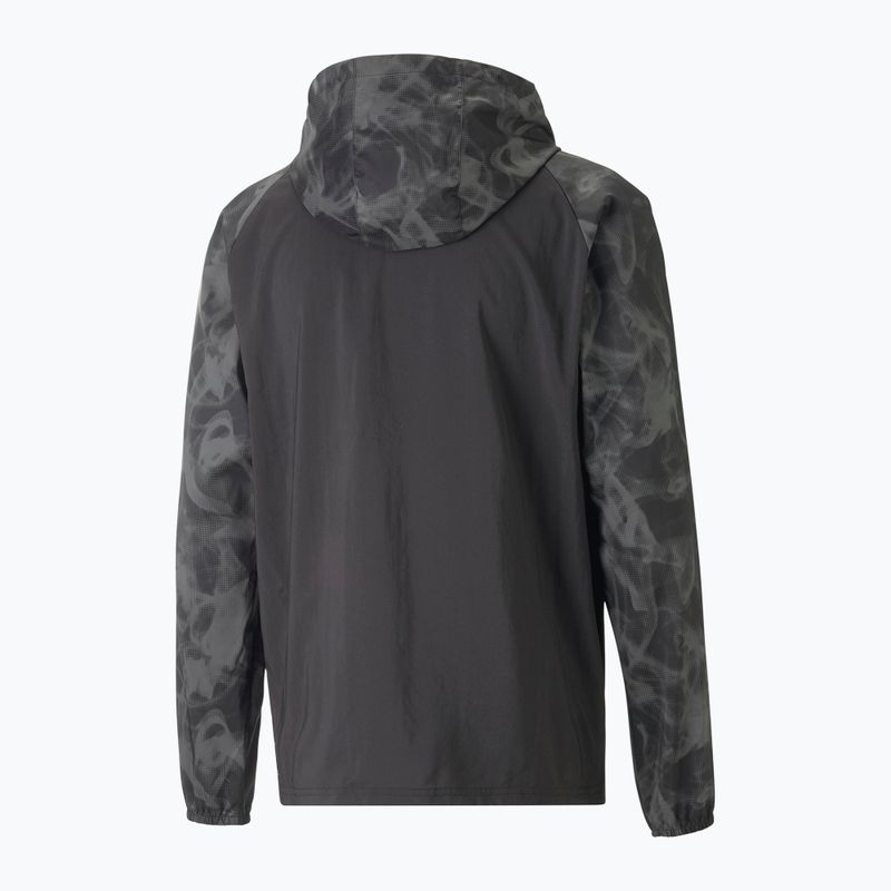 Jachetă de alergare pentru bărbați PUMA Run Favorite Aop Woven negru 523389 01 6
