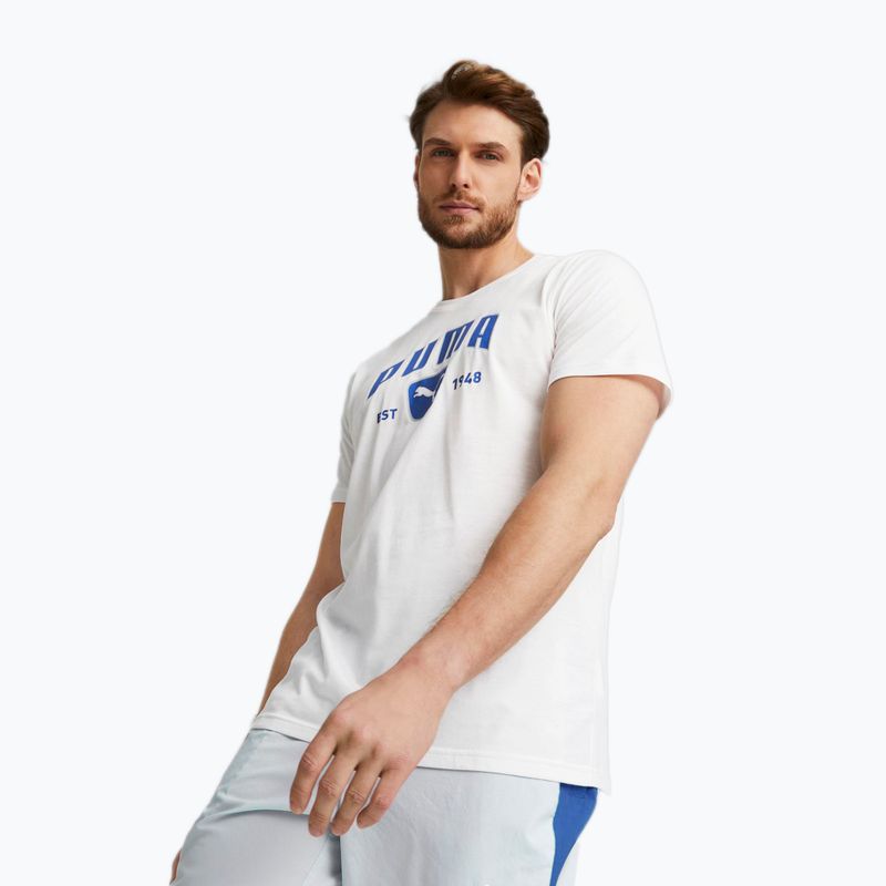 Bărbați PUMA Performance Training T-shirt Graphic alb 523236 02 3