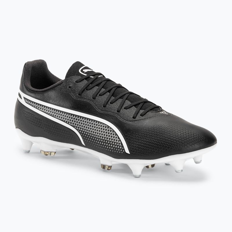 Ghete de fotbal pentru bărbați PUMA King Pro MXSG puma negru/puma alb