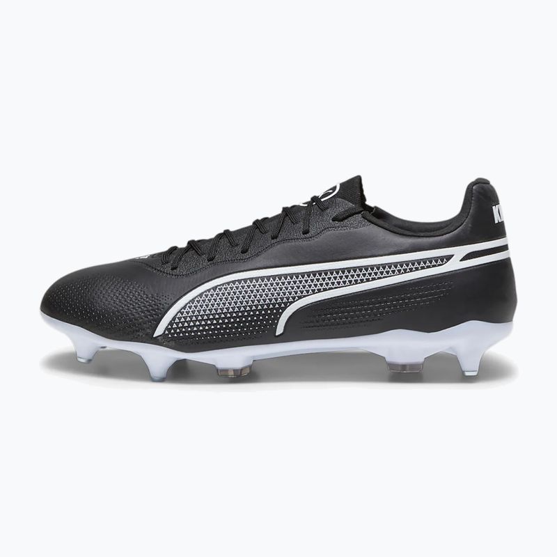 Ghete de fotbal pentru bărbați PUMA King Pro MXSG puma negru/puma alb 11