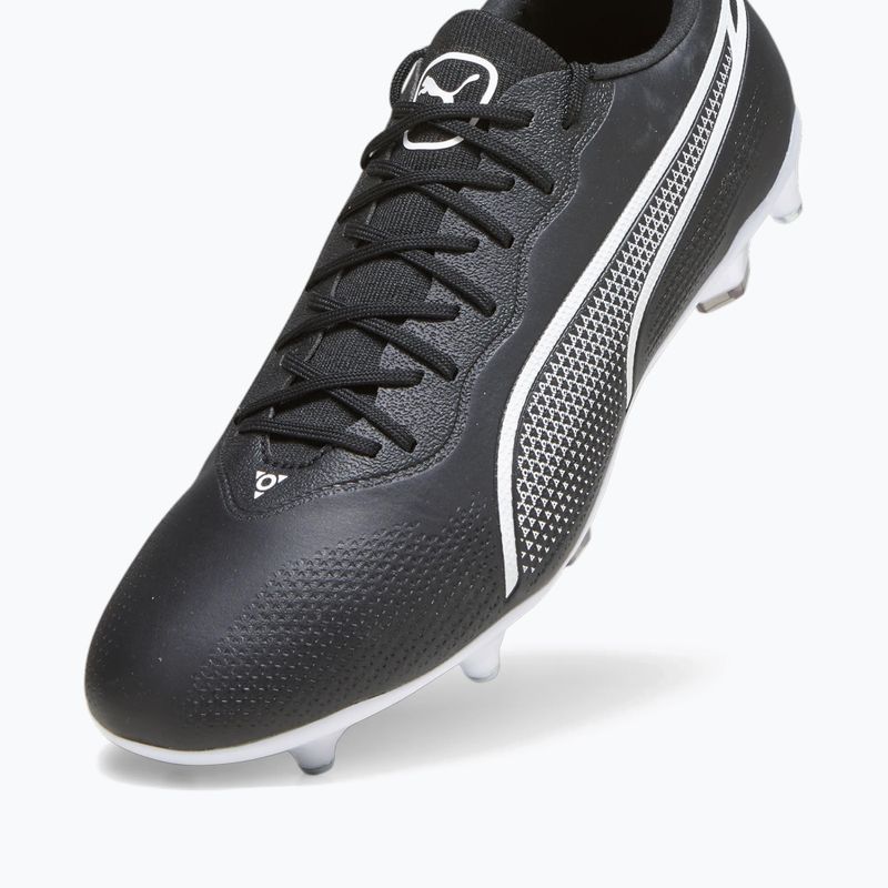 Ghete de fotbal pentru bărbați PUMA King Pro MXSG puma negru/puma alb 16