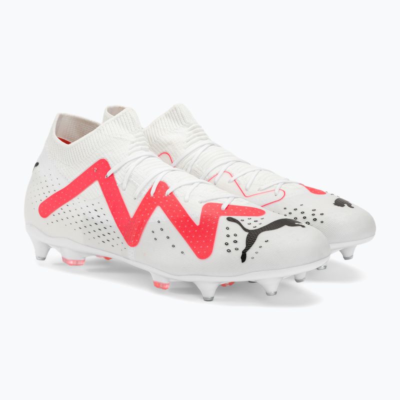 PUMA Future Match MXSG cizme de fotbal pentru bărbați puma alb/puma negru/fire orchid 4