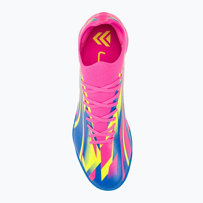 PUMA Ultra Match Energy TT ghete de fotbal pentru bărbați roz luminos/alerta galbenă/albastru ultra 8