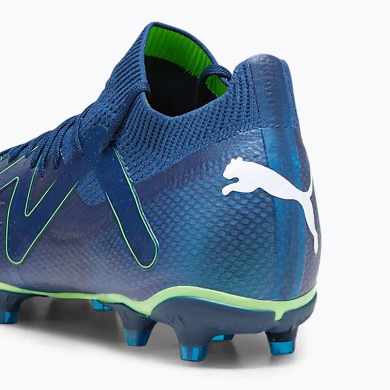 PUMA Future Pro FG/AG ghete de fotbal pentru bărbați albastru persan/alb/puma alb/pro verde 9