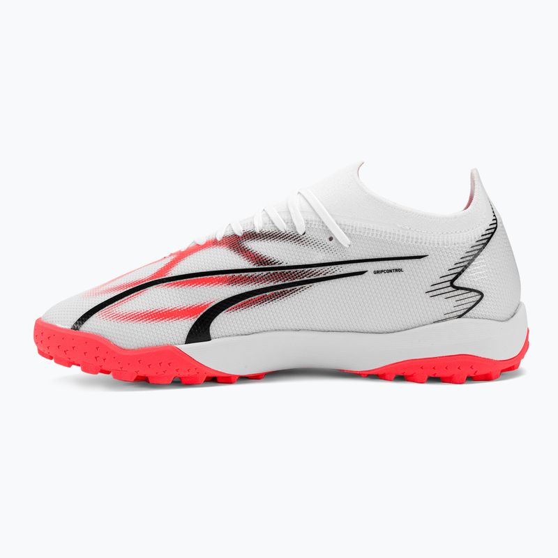 PUMA Ultra Match TT cizme de fotbal pentru bărbați puma alb/puma negru/fire orchid 12