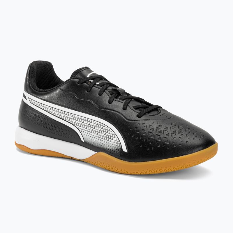 PUMA King Match IT ghete de fotbal pentru bărbați puma negru/puma alb