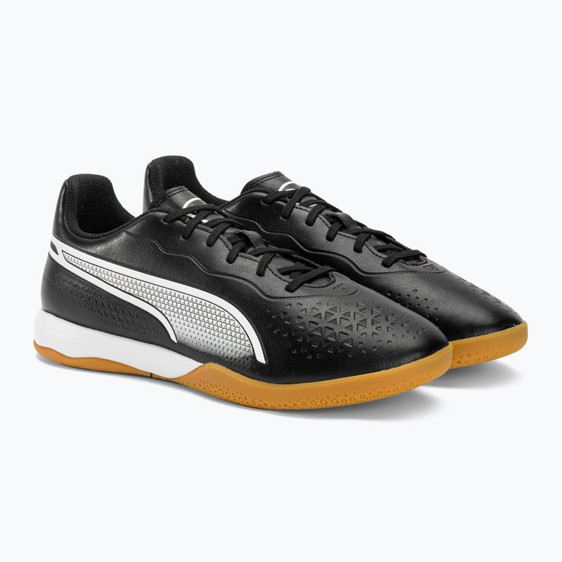 PUMA King Match IT ghete de fotbal pentru bărbați puma negru/puma alb 4