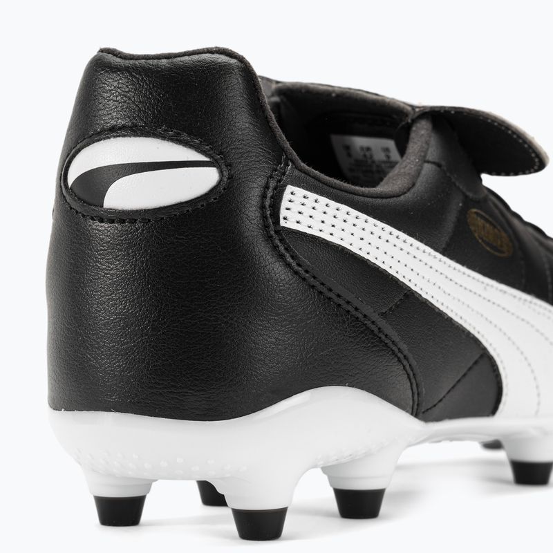 Ghete de fotbal pentru bărbați PUMA King Top FG/AG puma negru/puma alb/puma auriu 9