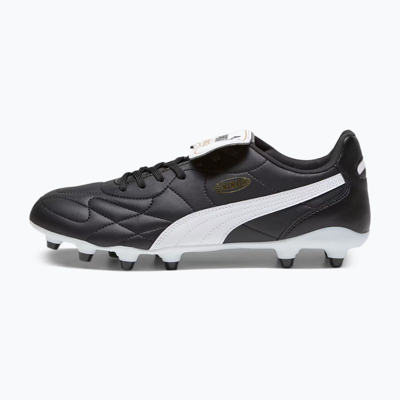 Ghete de fotbal pentru bărbați PUMA King Top FG/AG puma negru/puma alb/puma auriu 11