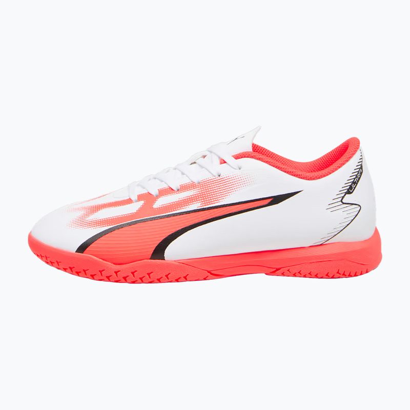 PUMA Ultra Play IT Jr ghete de fotbal pentru copii puma alb/puma negru/fire orchid 11