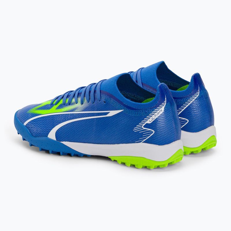 PUMA ghete de fotbal pentru bărbați Ultra Match TT ultra blue/puma white/pro green 3