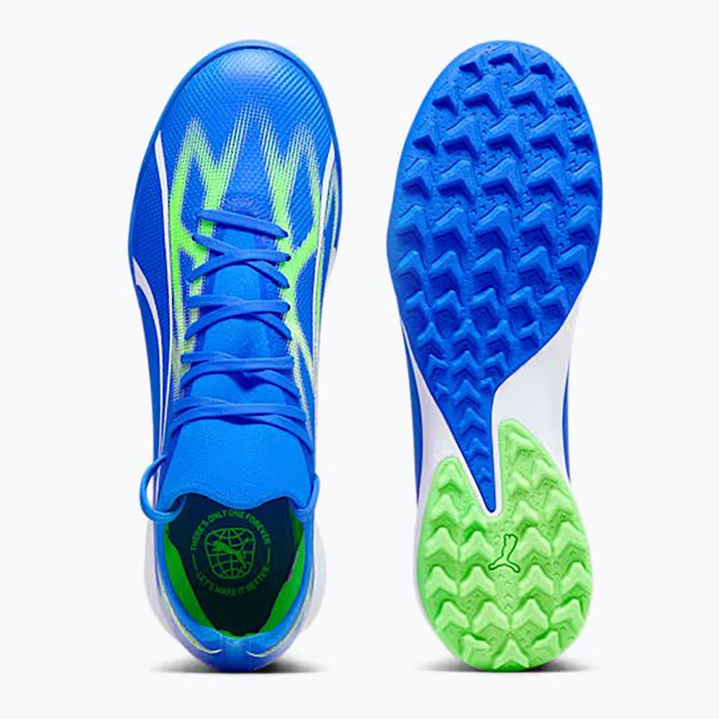 PUMA ghete de fotbal pentru bărbați Ultra Match TT ultra blue/puma white/pro green 10