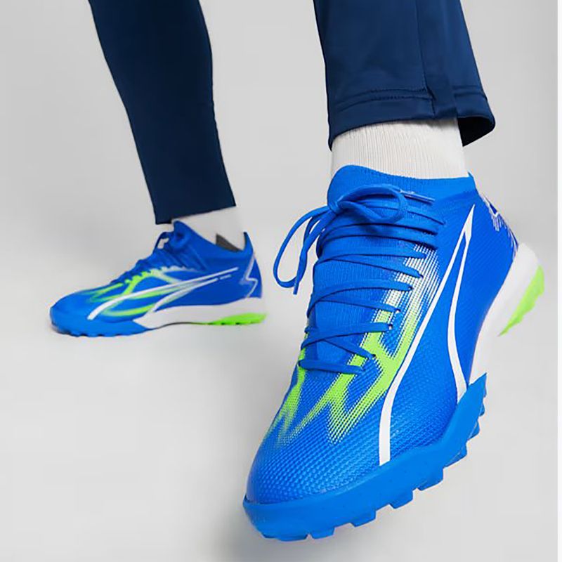 PUMA ghete de fotbal pentru bărbați Ultra Match TT ultra blue/puma white/pro green 13