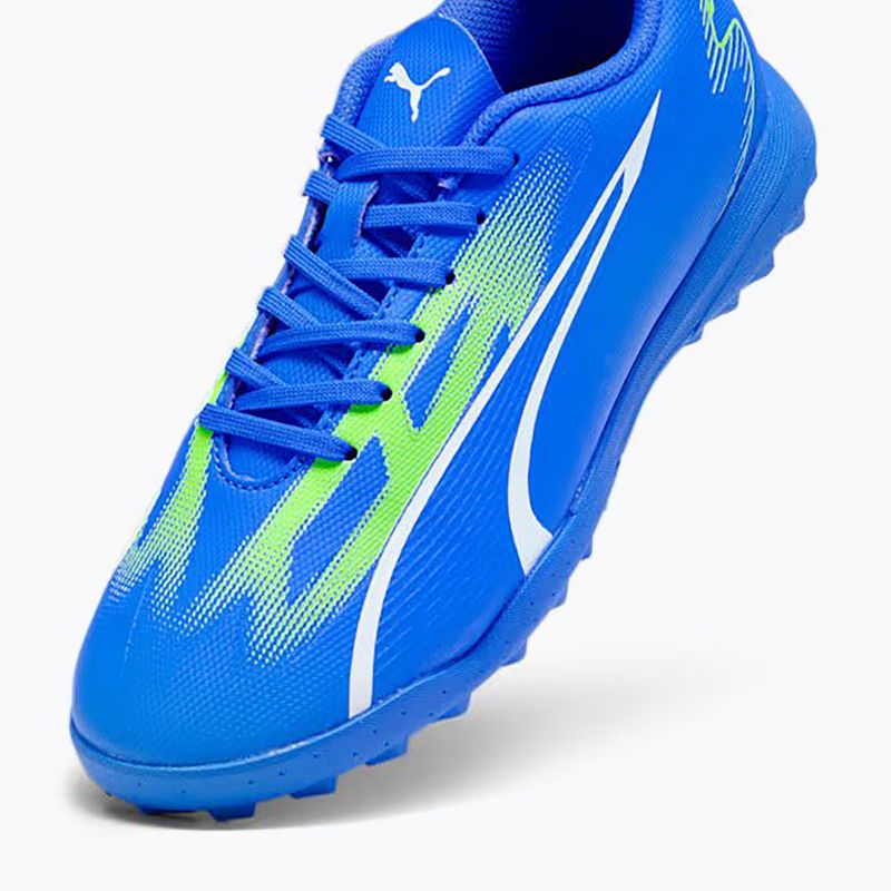 PUMA Ultra Play TT Jr ghete de fotbal pentru copii ultra blue/puma white/pro green 12