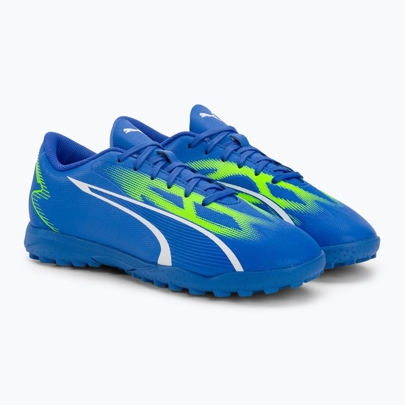 PUMA Ultra Play TT Jr ghete de fotbal pentru copii ultra blue/puma white/pro green 4