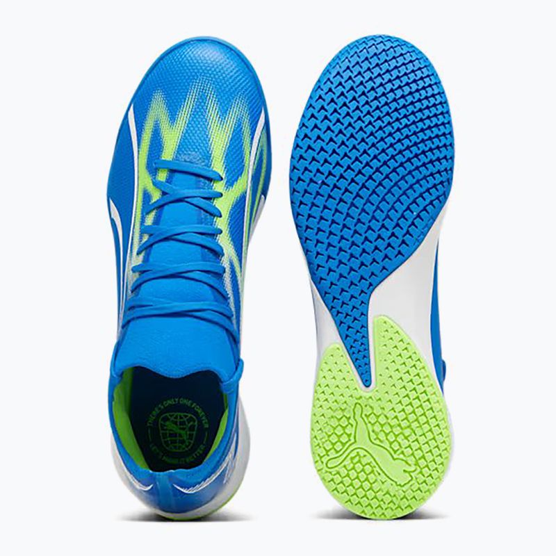 Ghete de fotbal PUMA Ultra Match IT pentru bărbați ultra blue/puma white/pro green 11