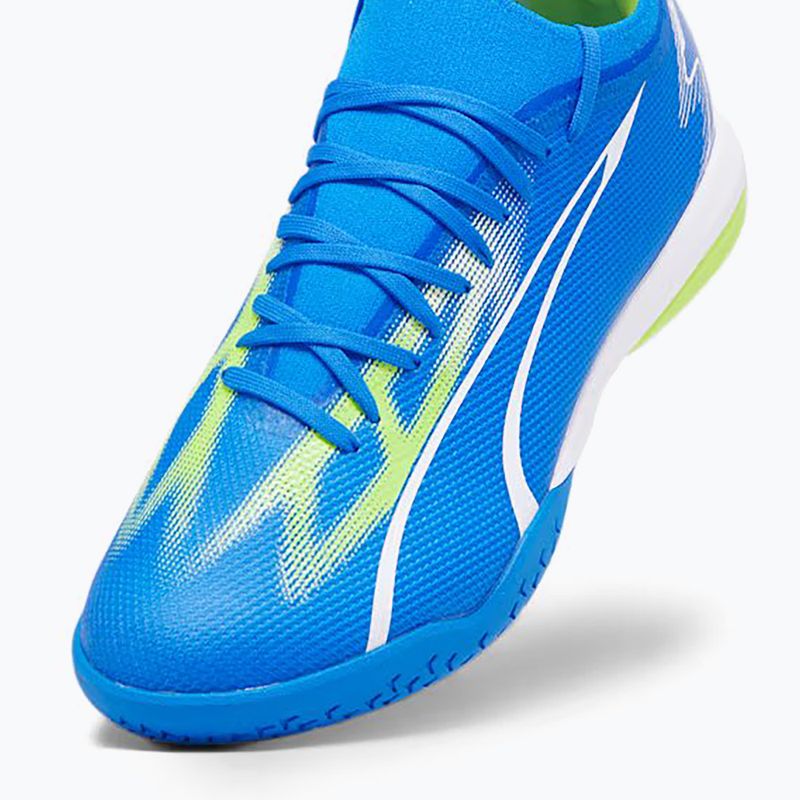 Ghete de fotbal PUMA Ultra Match IT pentru bărbați ultra blue/puma white/pro green 12