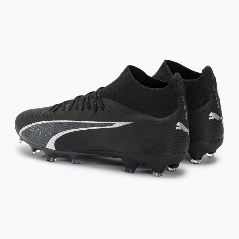 Ghete de fotbal pentru bărbați PUMA Ultra Pro FG/AG puma negru/asfalt 3