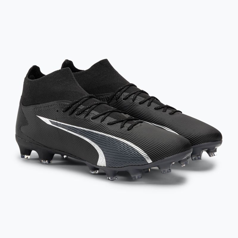 Ghete de fotbal pentru bărbați PUMA Ultra Pro FG/AG puma negru/asfalt 4