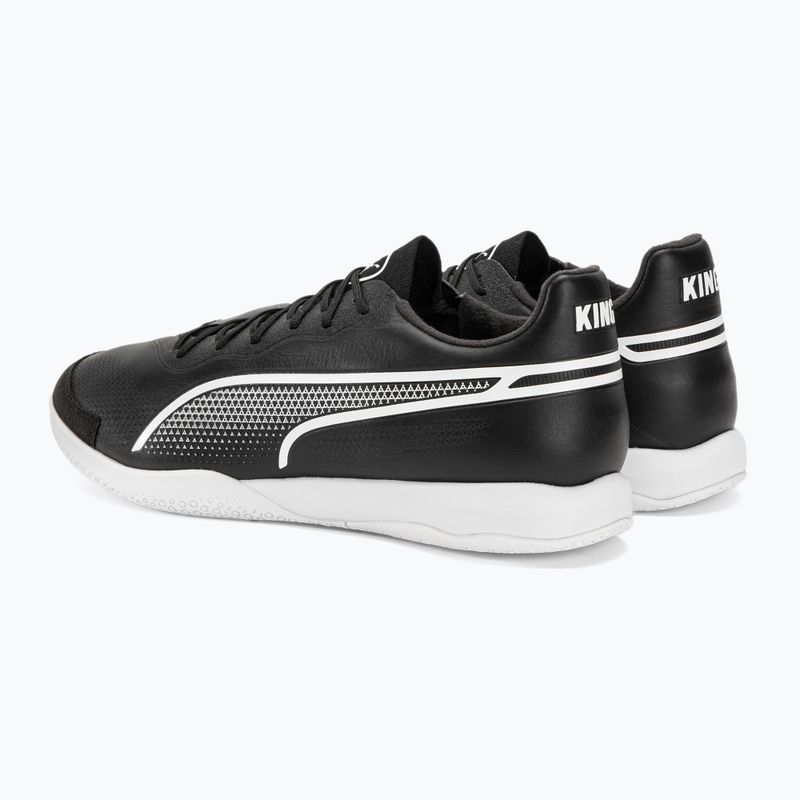 Ghete de fotbal pentru bărbați PUMA King Pro IT puma negru/puma alb 3