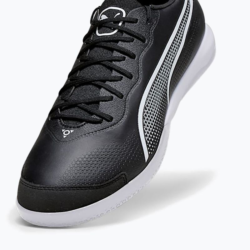 Ghete de fotbal pentru bărbați PUMA King Pro IT puma negru/puma alb 13