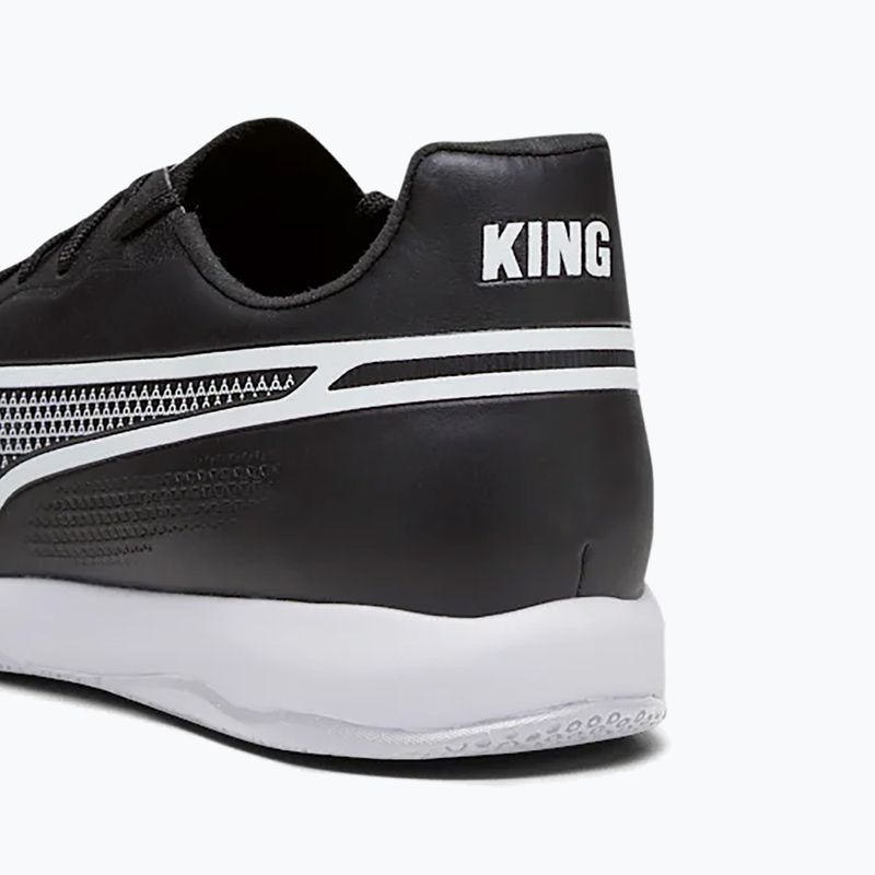 Ghete de fotbal pentru bărbați PUMA King Pro IT puma negru/puma alb 14