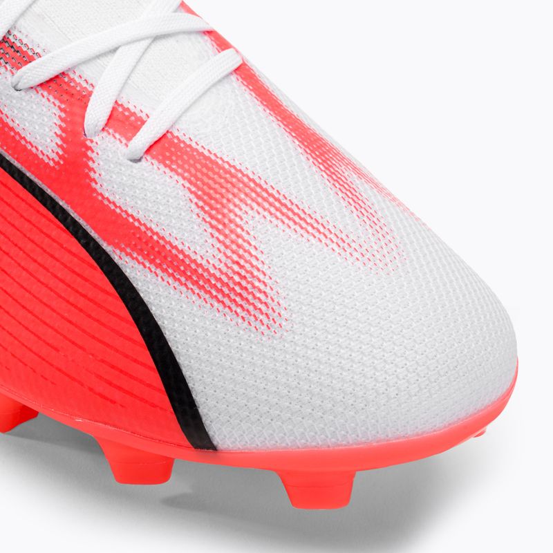 PUMA Ultra Match FG/AG ghete de fotbal pentru bărbați puma alb/puma negru/fire orchid 7