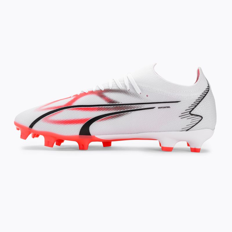 PUMA Ultra Match FG/AG ghete de fotbal pentru bărbați puma alb/puma negru/fire orchid 10