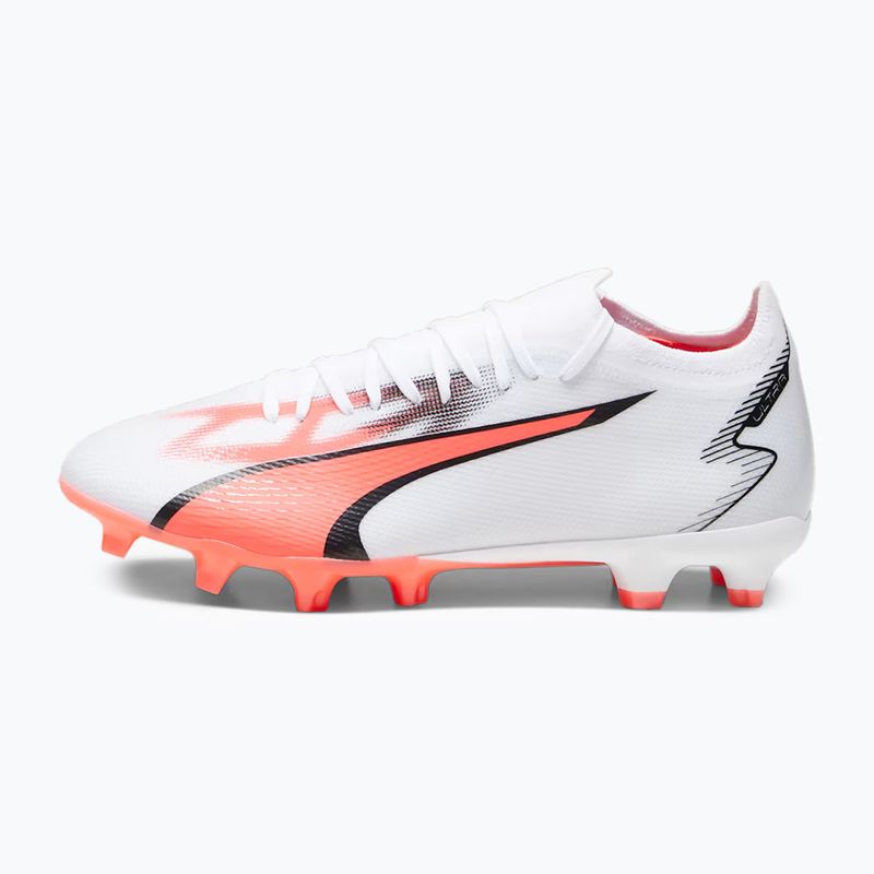 PUMA Ultra Match FG/AG ghete de fotbal pentru bărbați puma alb/puma negru/fire orchid 11