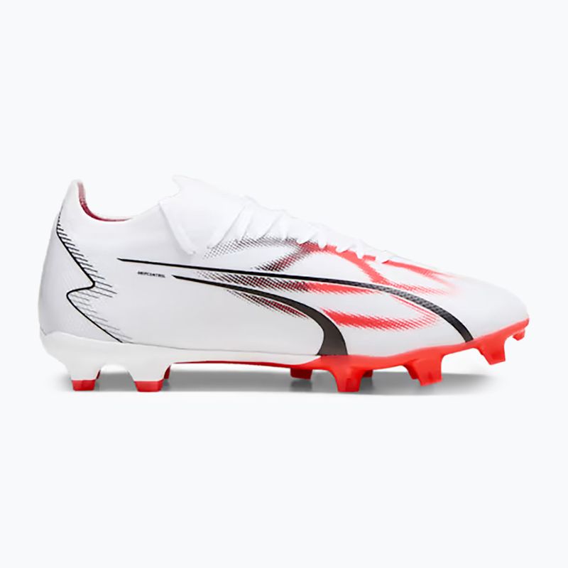 PUMA Ultra Match FG/AG ghete de fotbal pentru bărbați puma alb/puma negru/fire orchid 12