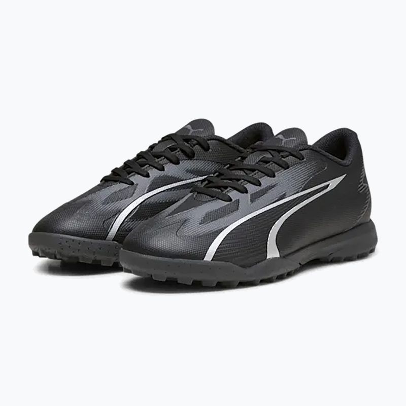 PUMA Ultra Play TT Jr ghete de fotbal pentru copii puma negru/asfalt 12