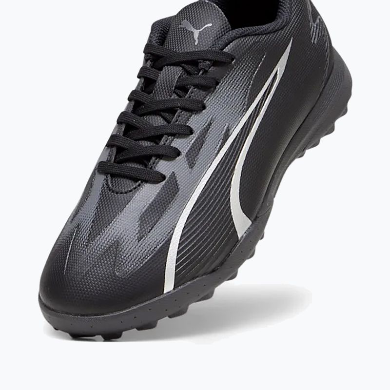 PUMA Ultra Play TT Jr ghete de fotbal pentru copii puma negru/asfalt 15