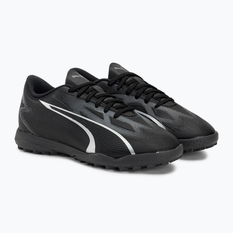 PUMA Ultra Play TT Jr ghete de fotbal pentru copii puma negru/asfalt 4