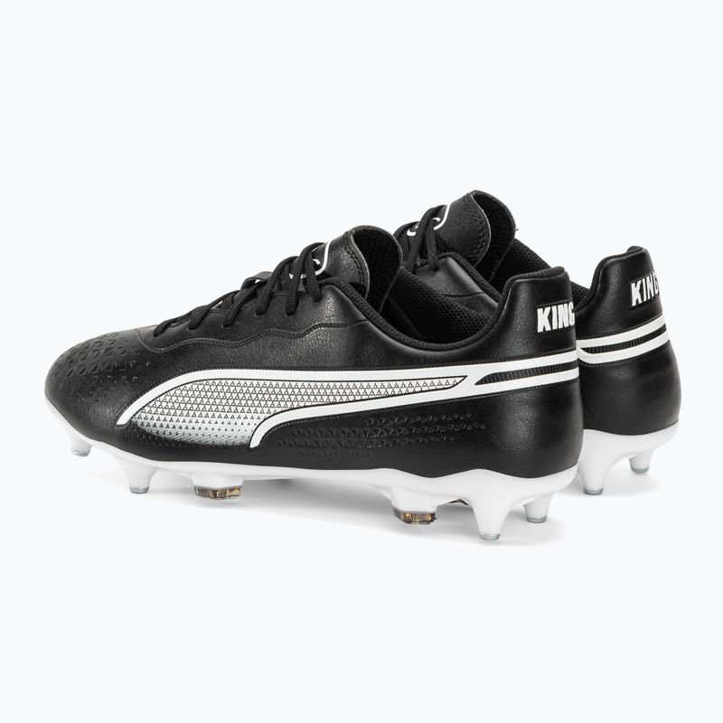 PUMA King Match MXSG ghete de fotbal pentru bărbați puma negru/puma alb 3