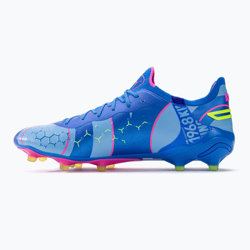 PUMA King Ultimate Energy FG/AG ghete de fotbal pentru bărbați ultra blue/luminous pink/luminous blue 10