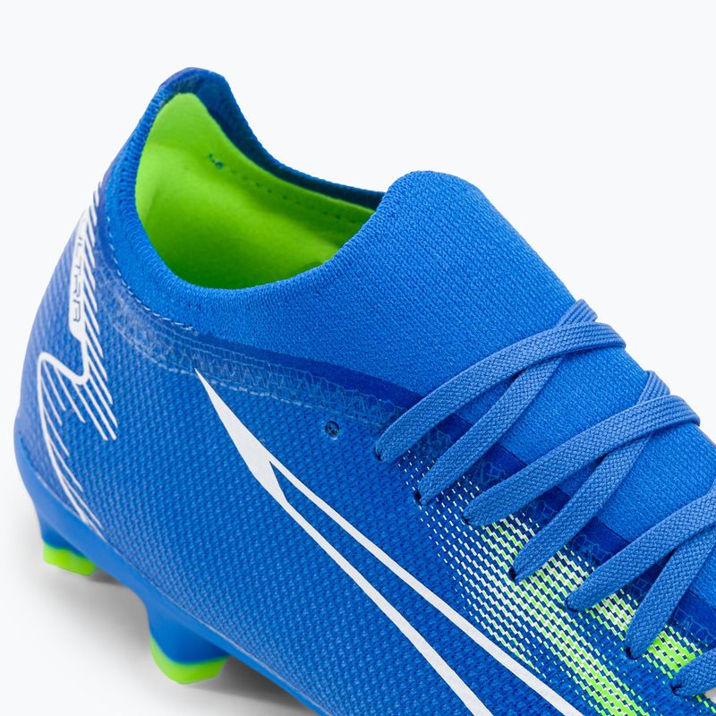 PUMA Ultra Match FG/AG ghete de fotbal pentru bărbați ultra blue/puma white/pro green 8