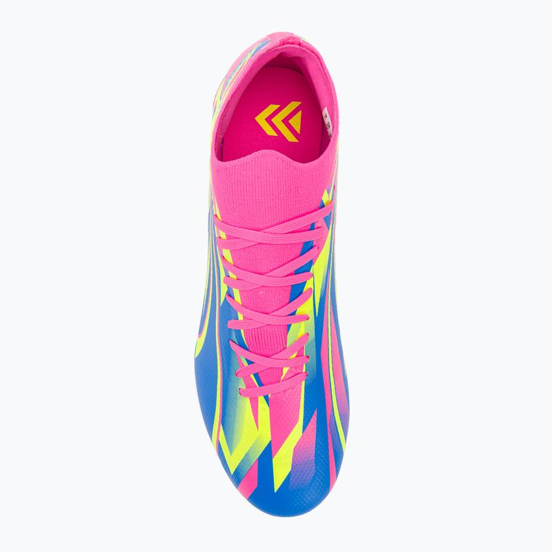 PUMA Ultra Match Energy FG/AG ghete de fotbal pentru bărbați roz luminos/alarmă galbenă/alarmă galbenă/albastru ultra 6