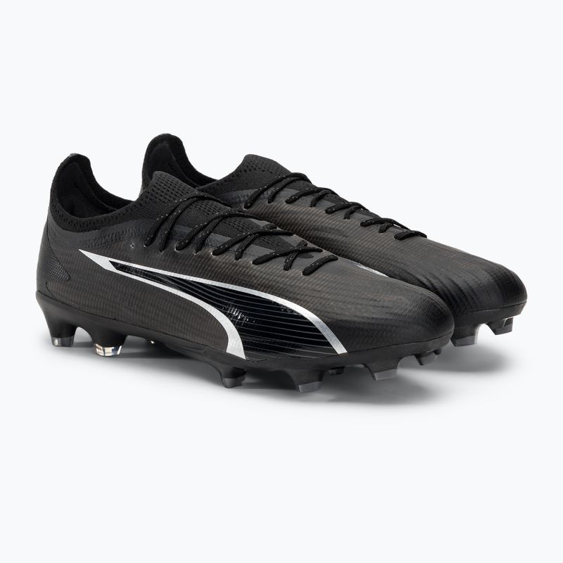 Ghete de fotbal pentru bărbați PUMA Ultra Ultimate FG/AG puma negru/asfalt 4