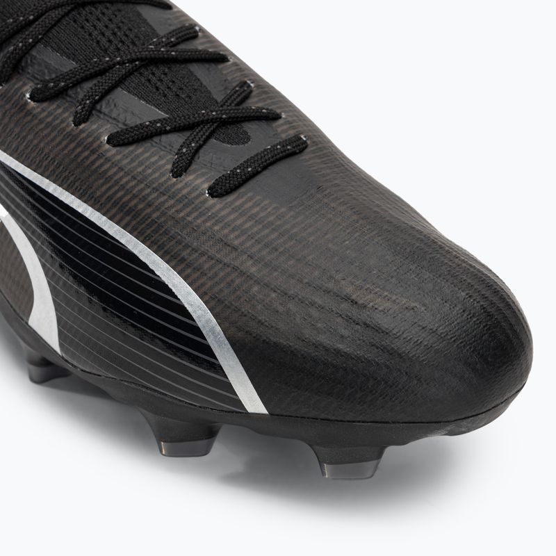 Ghete de fotbal pentru bărbați PUMA Ultra Ultimate FG/AG puma negru/asfalt 7