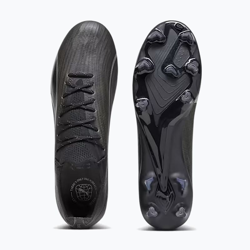Ghete de fotbal pentru bărbați PUMA Ultra Ultimate FG/AG puma negru/asfalt 14