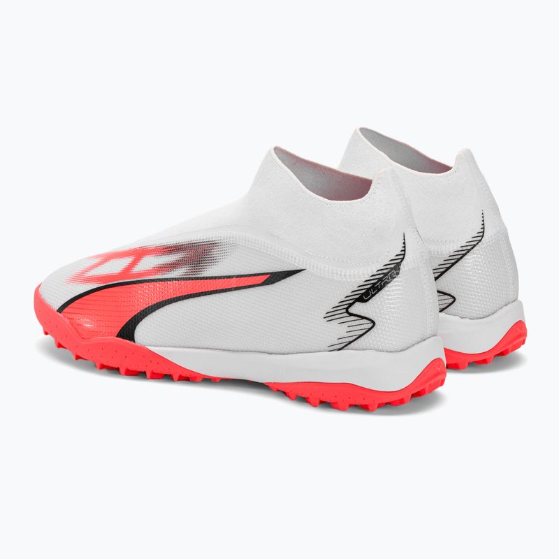 Cizme de fotbal PUMA Ultra Match+ Ll TT pentru bărbați puma alb/puma negru/fire orchid 3