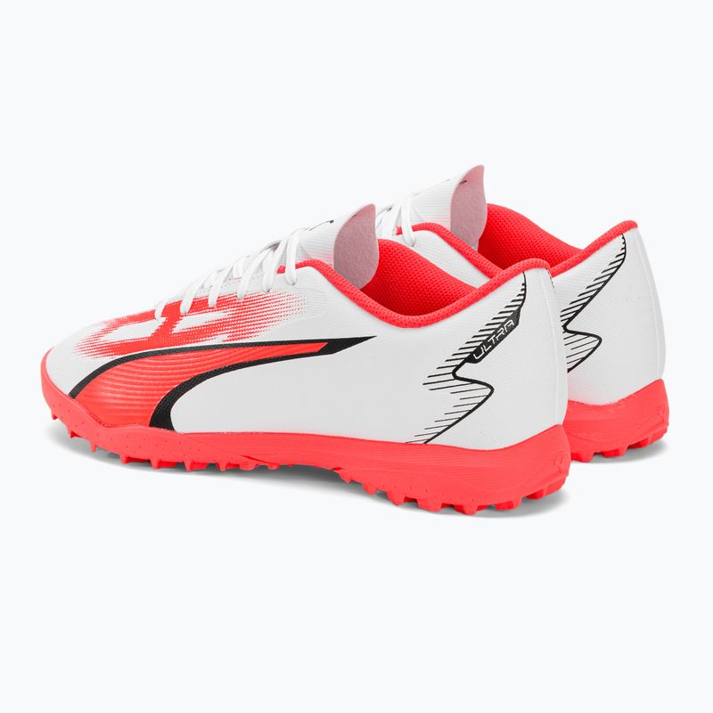 Cizme de fotbal pentru bărbați PUMA Ultra Play FG/AG puma alb/puma negru/fire orchid 5