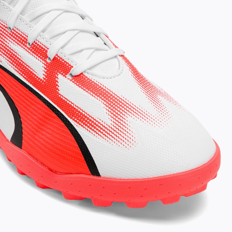 Cizme de fotbal pentru bărbați PUMA Ultra Play FG/AG puma alb/puma negru/fire orchid 9