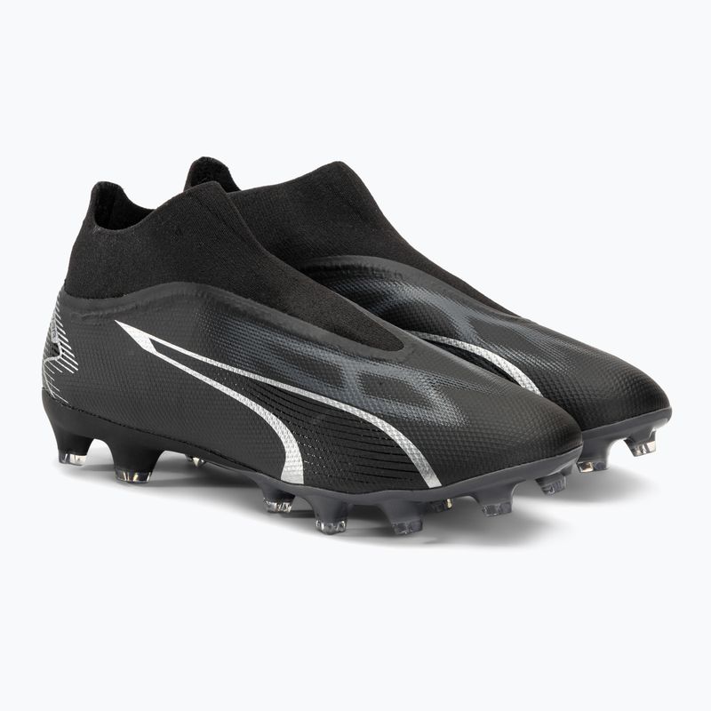 Ghete de fotbal pentru bărbați PUMA Ultra Match+ Ll FG/AG puma negru/asfalt 5