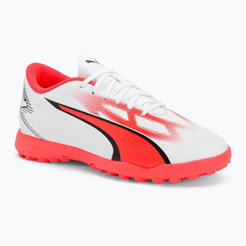 PUMA Ultra Play TT Jr ghete de fotbal pentru copii puma alb/puma negru/fire orchid