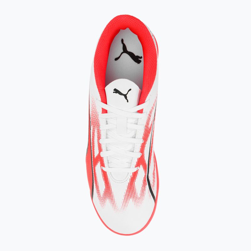 PUMA Ultra Play TT Jr ghete de fotbal pentru copii puma alb/puma negru/fire orchid 6